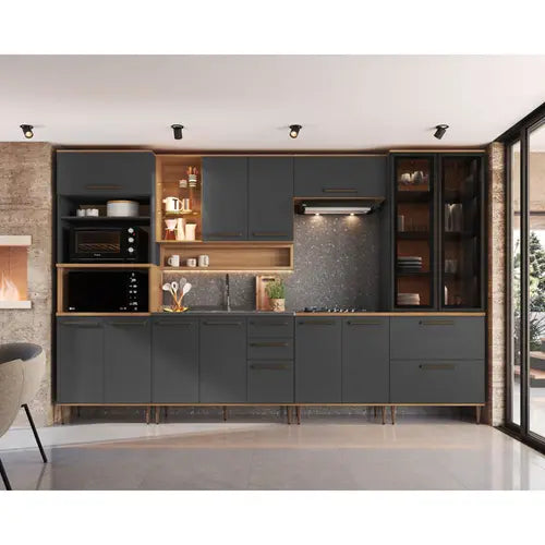 Cozinha Modulada Isabelle 7 Peças Com Torre Quente.