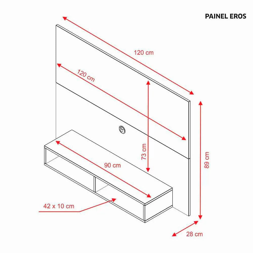 Painel para TV até 49 Polegadas Eros