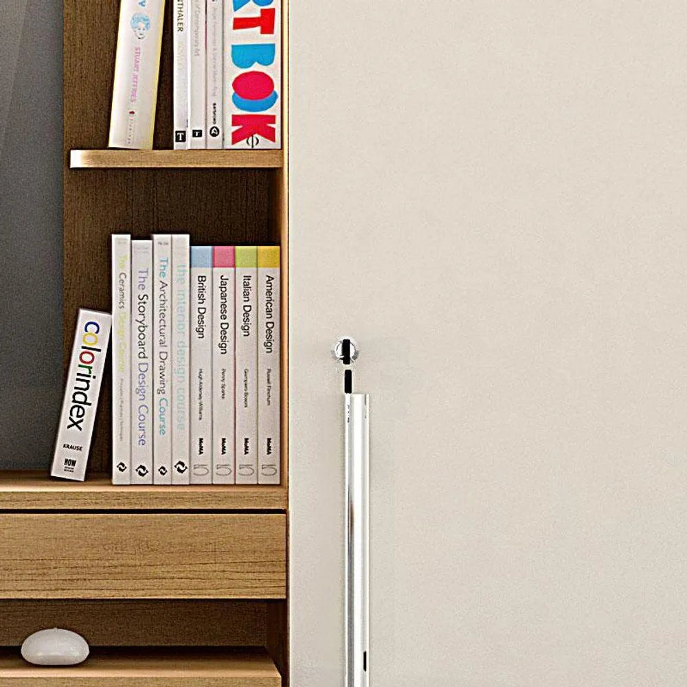 Mesa para Computador com Armário 1 Porta 1 Gaveta Office Valdemóveis Cinamomo/off White Cinamomo Of White