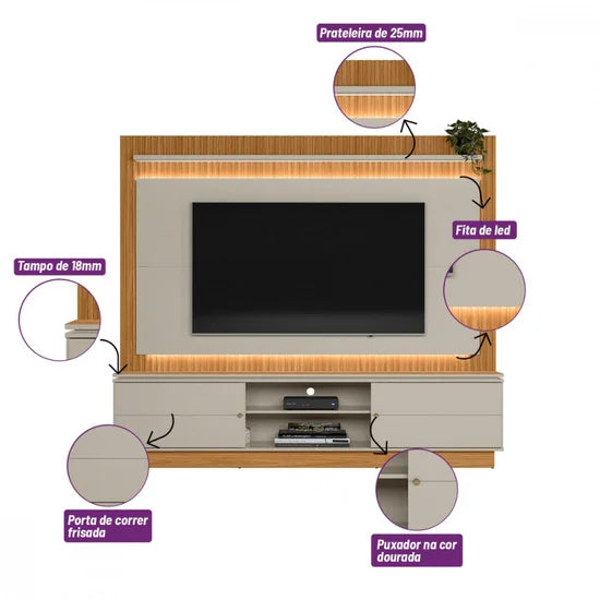 Home Guararapes Linea Brasil Com Painel Flex