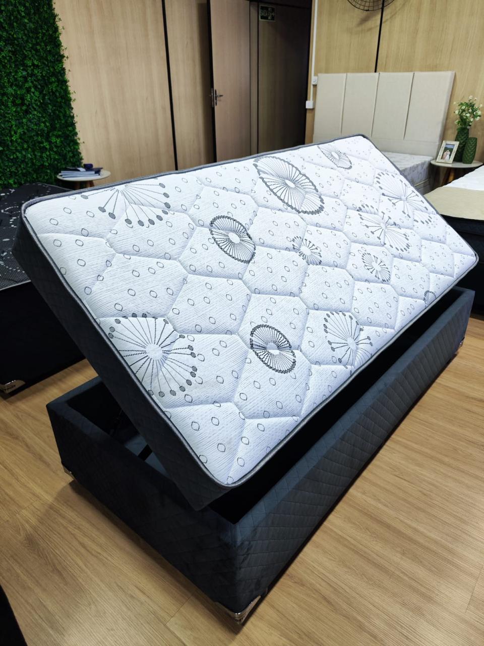 Box Conjugado Solteiro Americado com Molas Ensacadas.