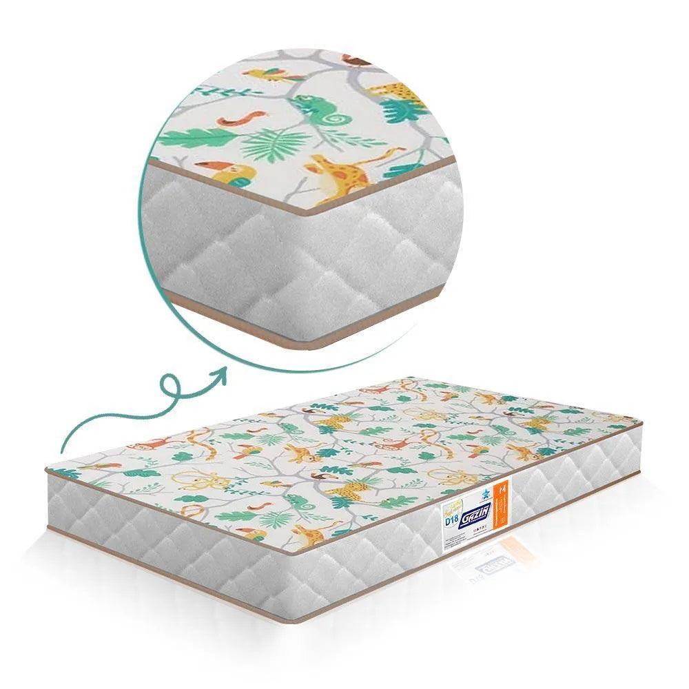 Colchão Gazin 70 x 130 cm Conforto e segurança para o sono do seu bebê!