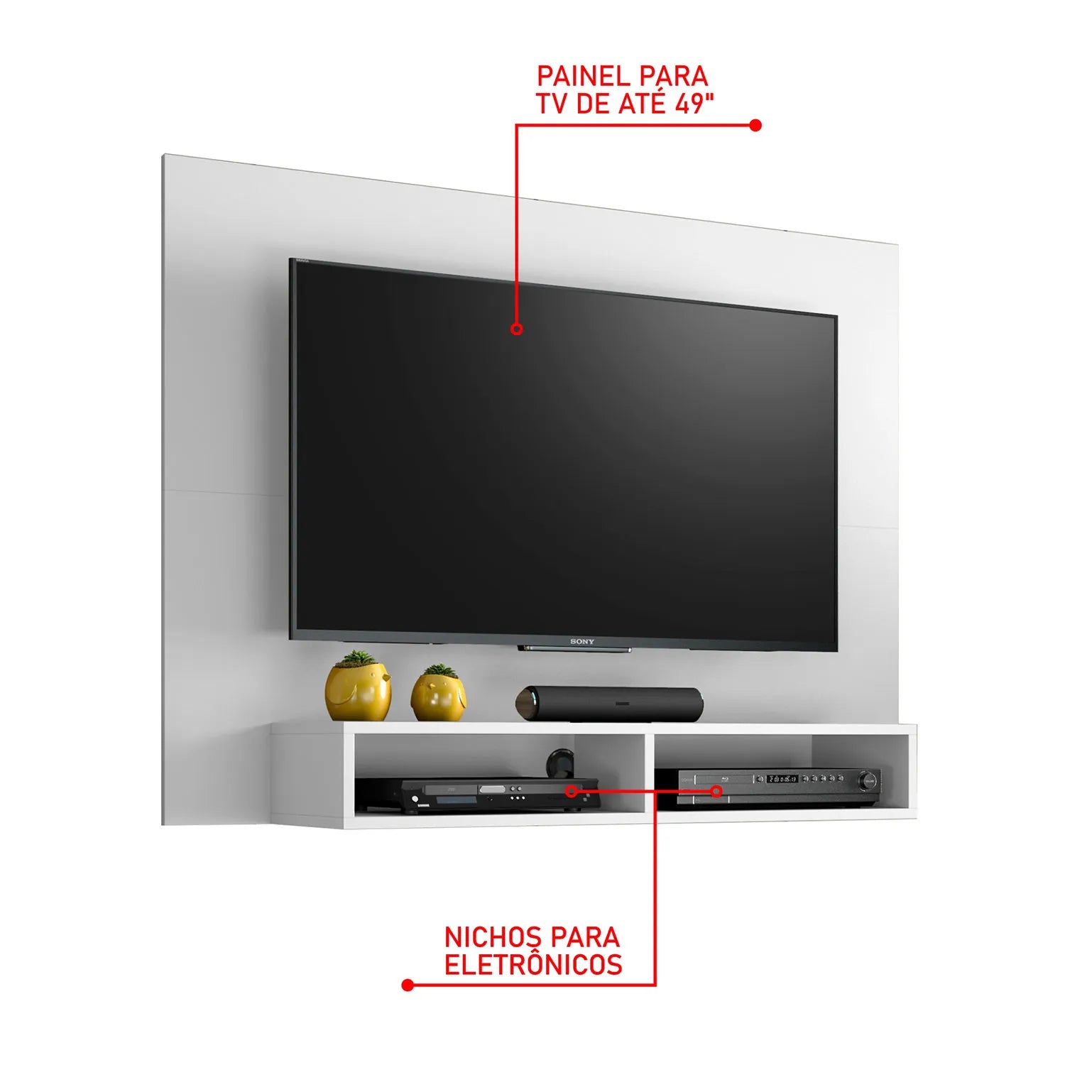 Painel para TV até 49 Polegadas Eros
