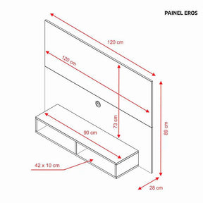 Painel para TV até 49 Polegadas Eros