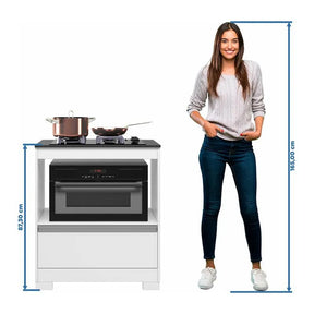 Balcão para Cooktop 4 Bocas Notável 3110 Branco