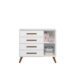 Organização com charme retrô! A Cômoda Sapateira Encanto Retrô da Qmovi.