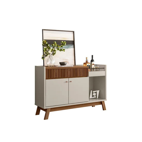 Buffet 2 portas Lucca Linea Brasil Freijo/Off White