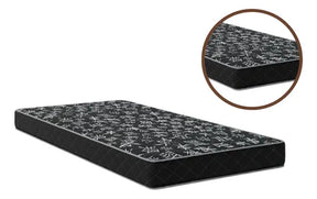 Colchão Solteiro 88 Espuma D20 - Tampo Preto 12cm