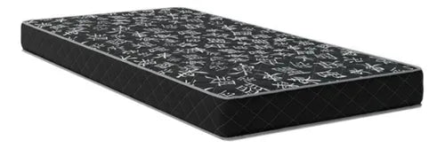 Colchão Solteiro 88 Espuma D20 - Tampo Preto 12cm