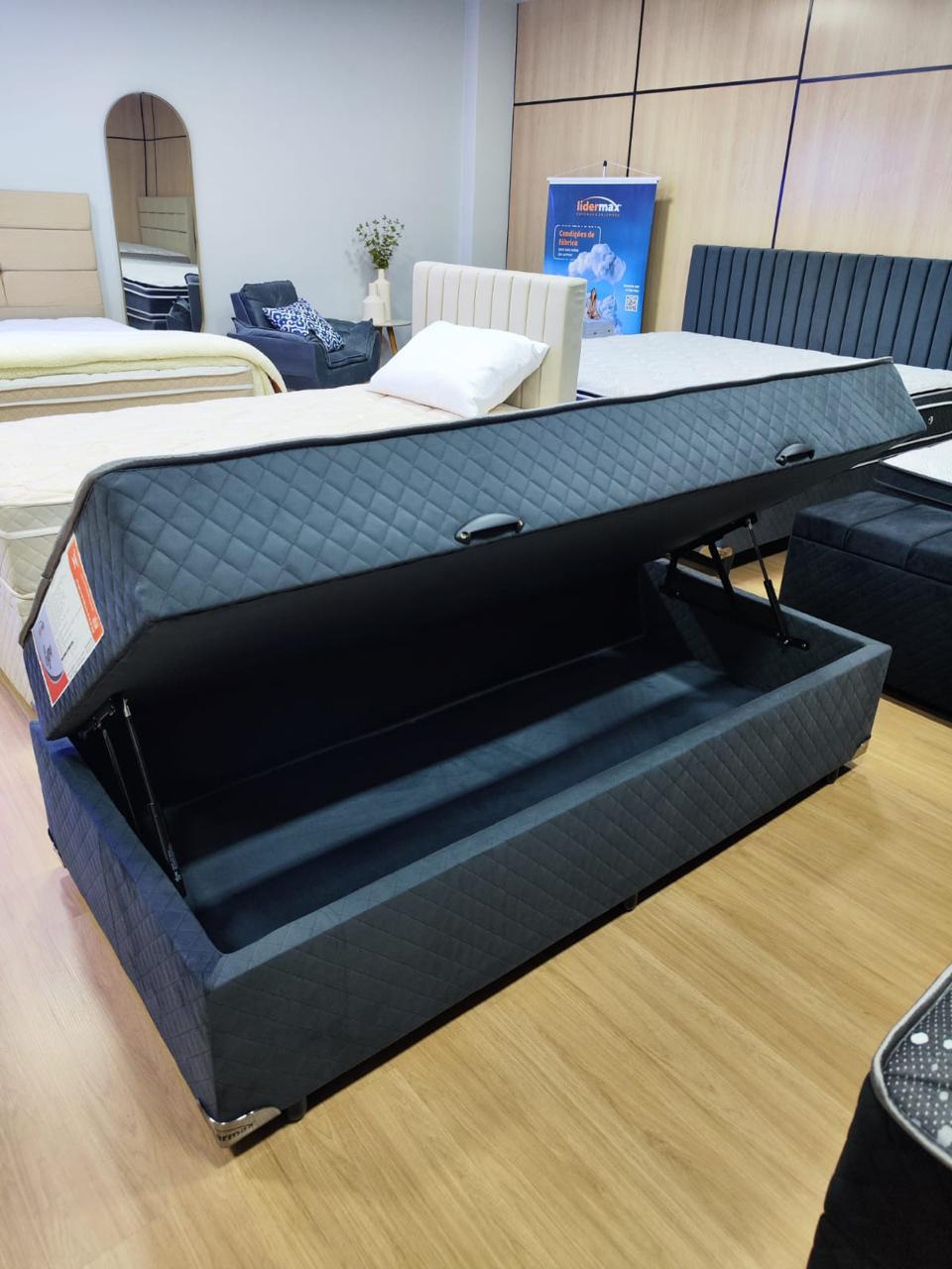 Box Conjugado Solteiro Americado com Molas Ensacadas.
