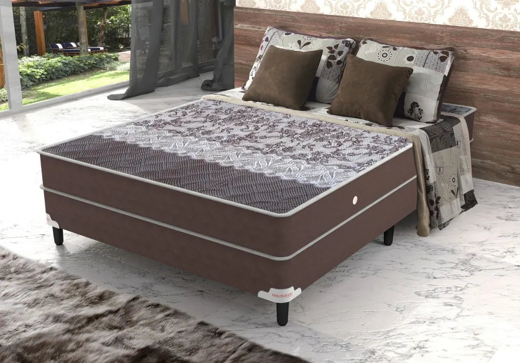 Box Casal Conjugado Espuma NewSonno 1,38 x 1,88 m – Conforto e Praticidade em um Só Produto!