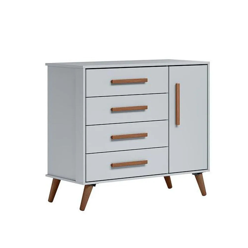 Organização com charme retrô! A Cômoda Sapateira Encanto Retrô da Qmovi.
