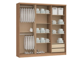 O Roupeiro Sonata 6 Portas da Castro Angelin oferece organização completa com visual clean e elegante para o seu quarto.