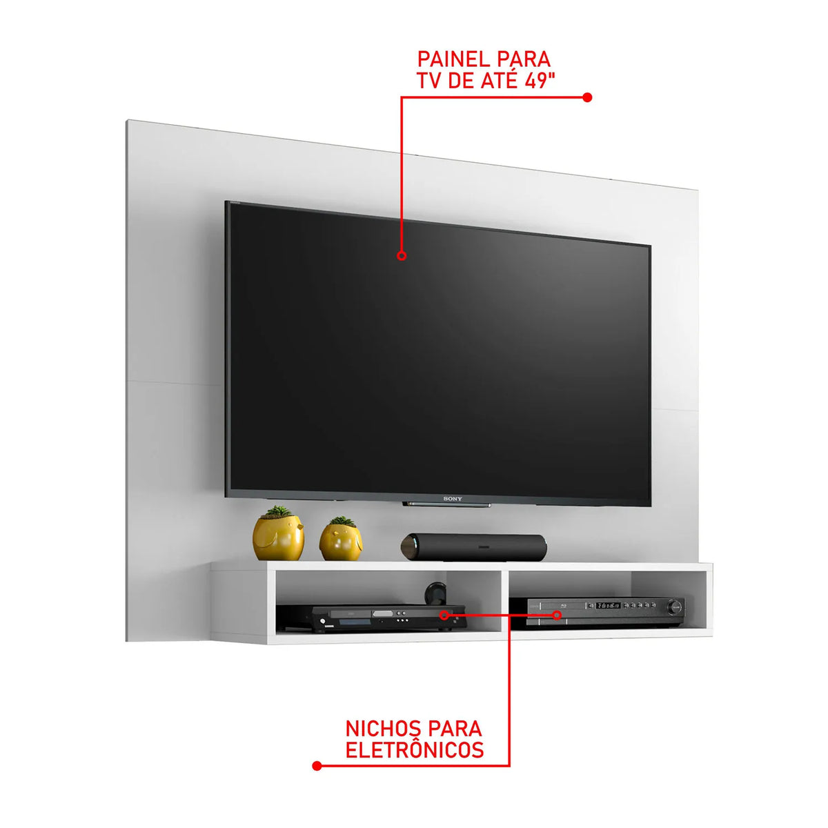 Painel para TV até 49 Polegadas Eros